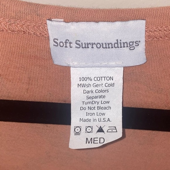 Soft Surroundings Boho Floral Print Long Sleeve Oversized Tunic - Picture 3 of 7